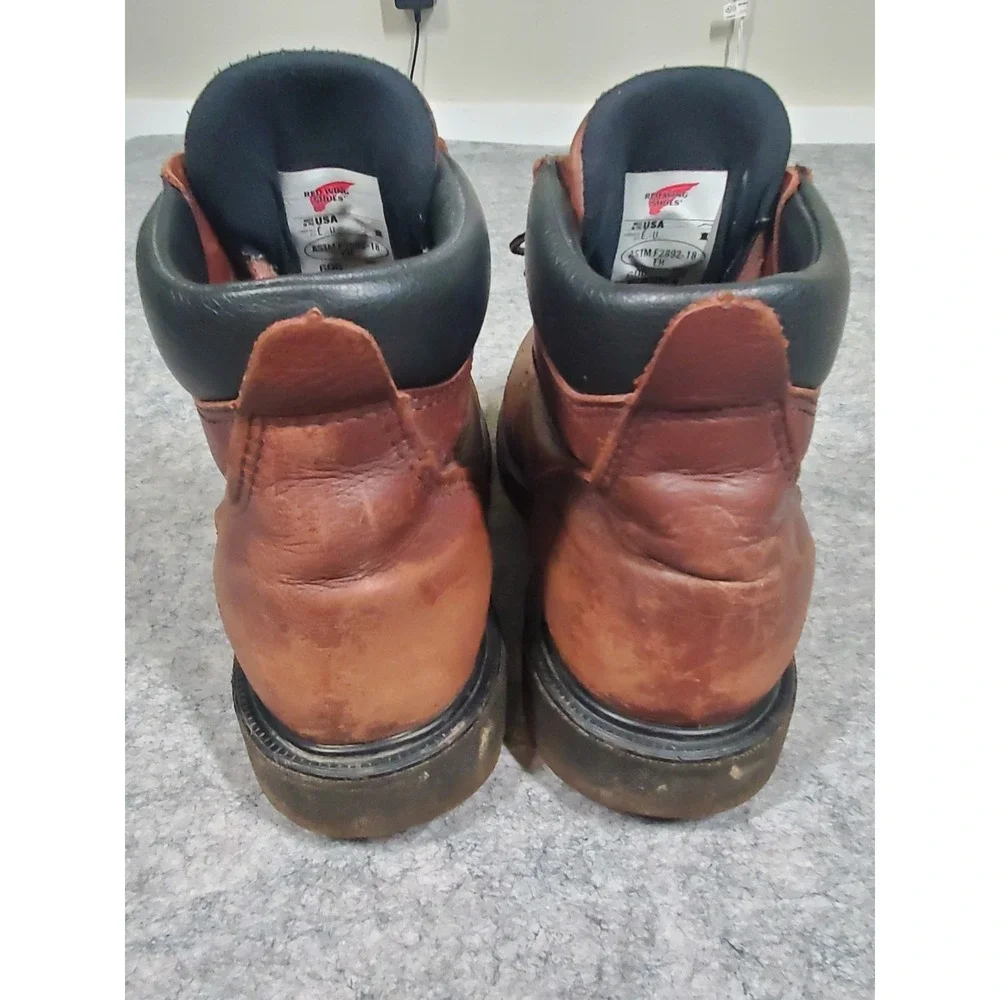 Men's Red Wings Supersole 2.0 606 Boots Size 9.5 US Workwear Soft Toe